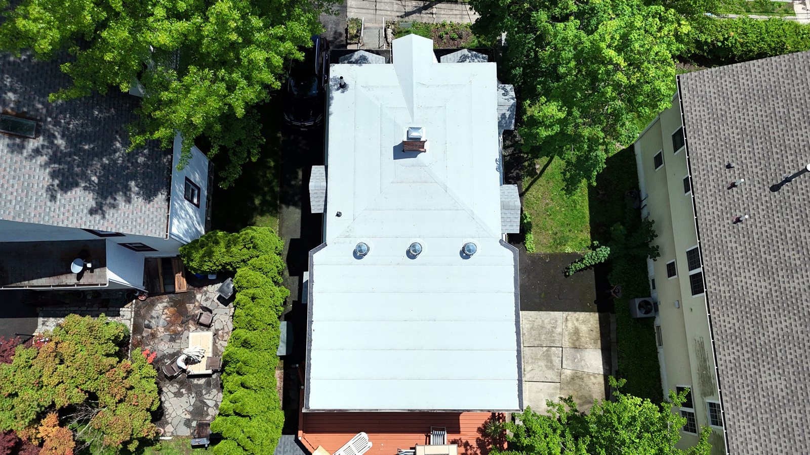 GAF Liberty self-adhering white low-slope roof replacement in Westchester, NY